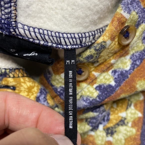 Out From Under Urban Outfitters Kacy Motif Hoddie Peace Hippie Sweatshirt Medium - Picture 4 of 7